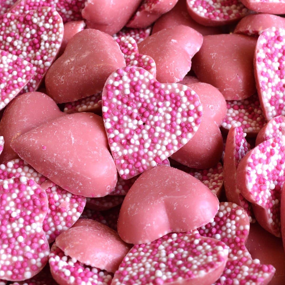 Pink Hearts pick and mix sweets