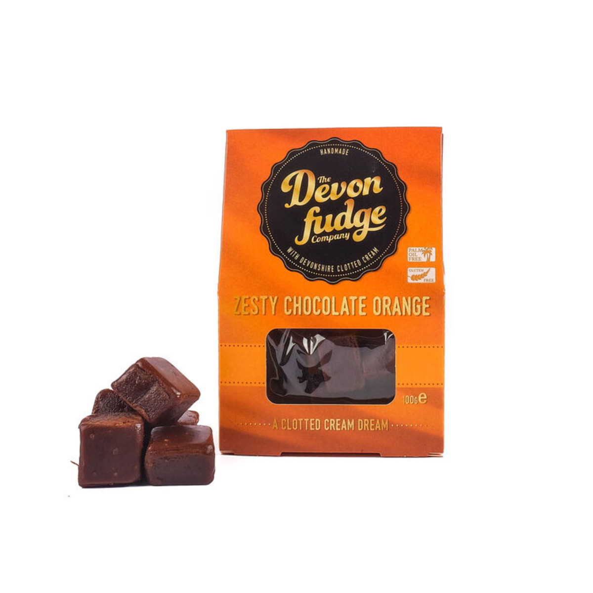The Devon Fudge Company Zesty Chocolate Orange Fudge